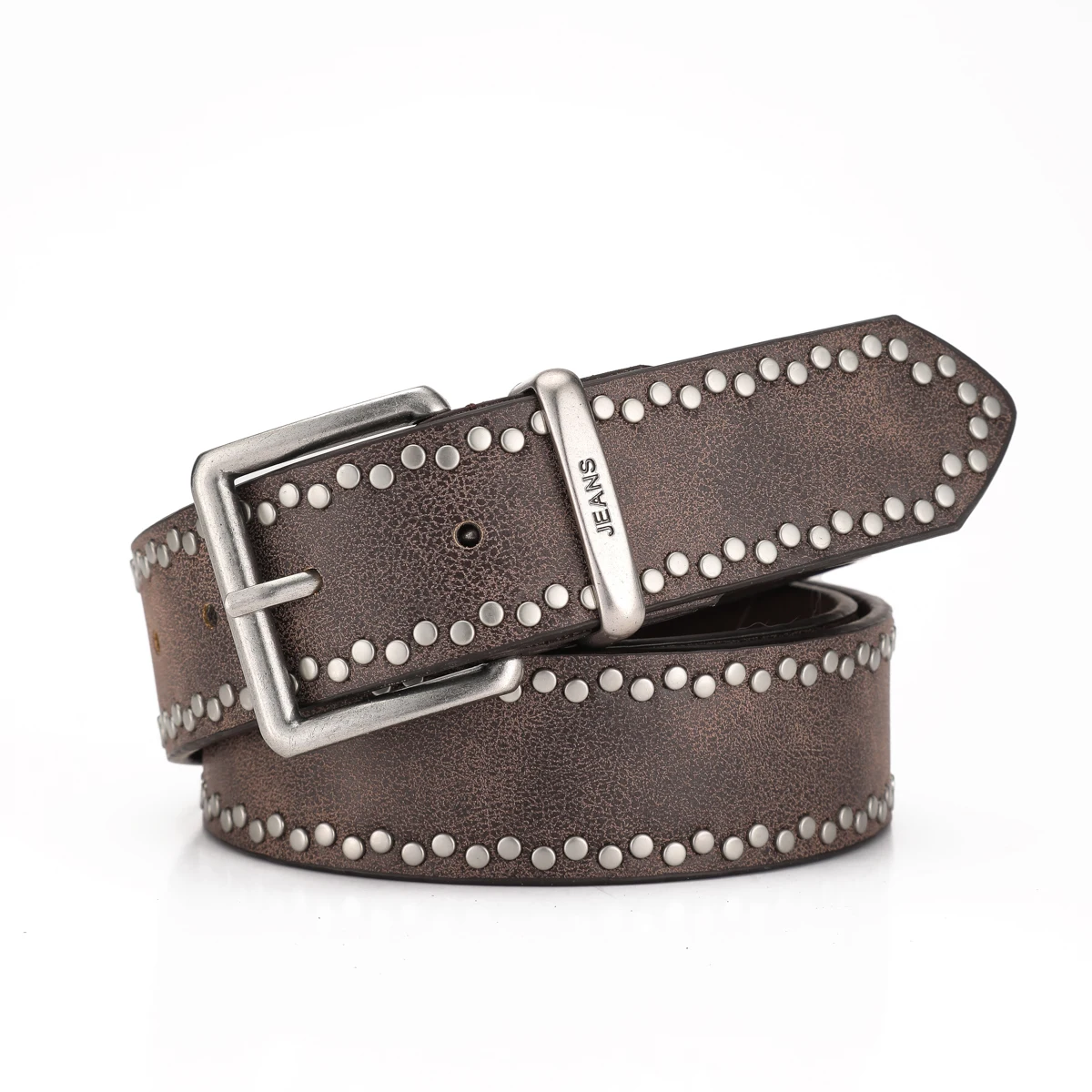 Ein Western-Style PU-Ledergürtel für Damen und Herren, ein Klassischer und Lässiger Retro-Gürtel – Detail 4