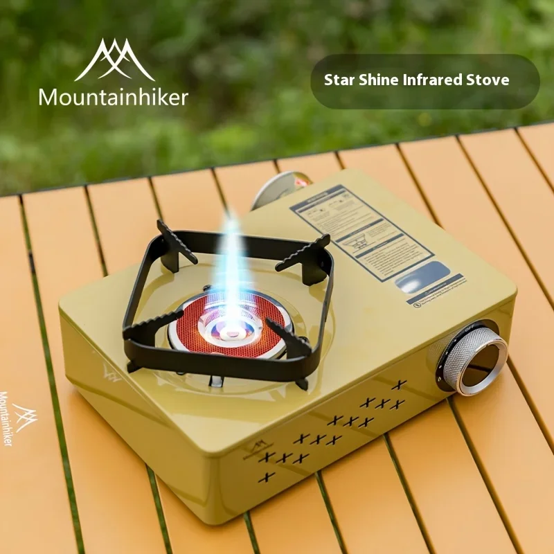 

Mountainhiker Portable Camping Stove Compact Metal Outdoor Stove for Camping, Picnics, and Family Gatherings, Compatible with Bu