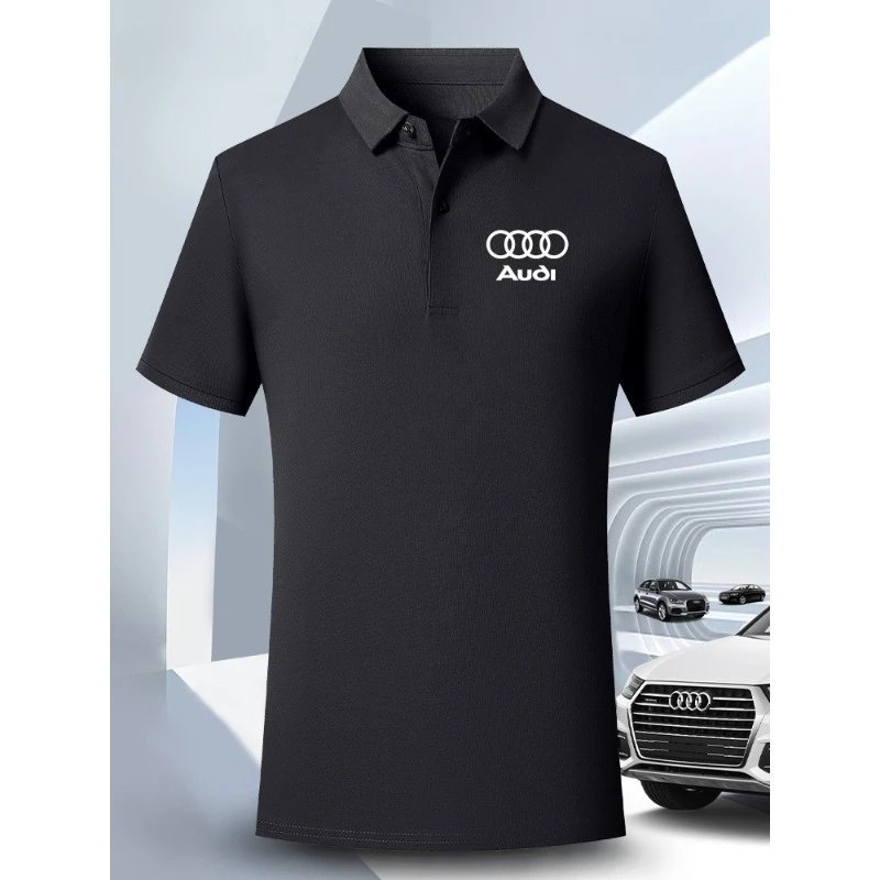 

Audi 4S Shop Tooling POLO Shirt Custom Solona Short-sleeved Summer FAW After-sales Workwear High-end Exhibition