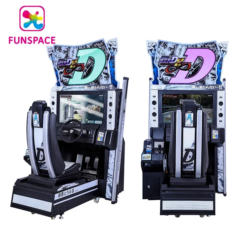 Indoor Amusement Video Game Arcade Initial D Racing Simulator Driving Game Machine