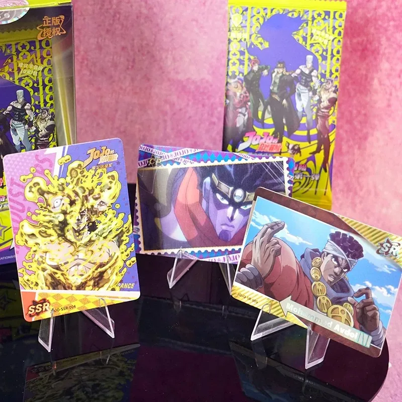 KABAO JoJo's Bizarre Adventure Stardust Crusaders Vol.1 Collectible Trading Card Box Retro Anime Character Cards for Manga Gift