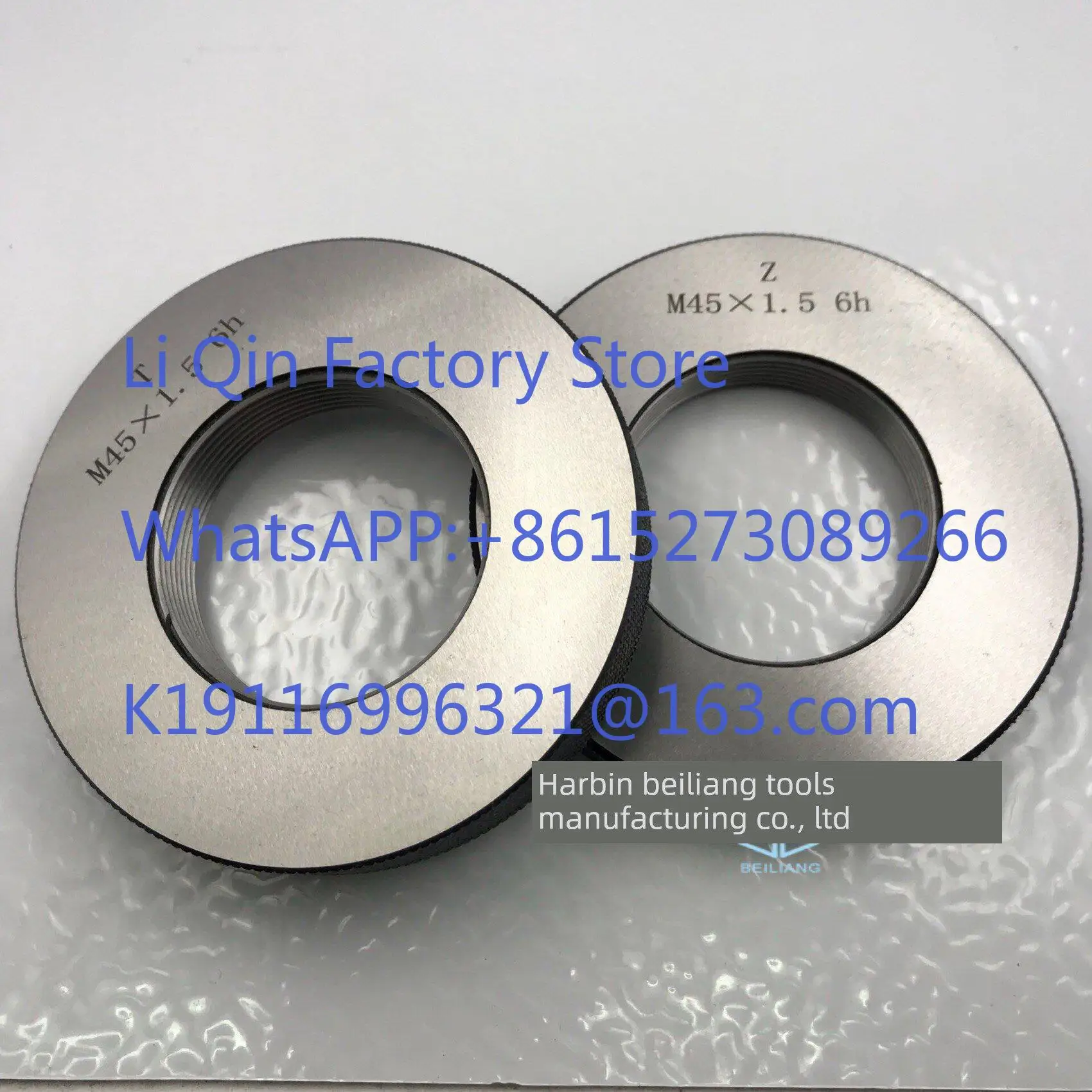 1PCS thread ring gauge M45 M46 M47 M48 * 4  3  2  1.5  1  0.75 * 0.5