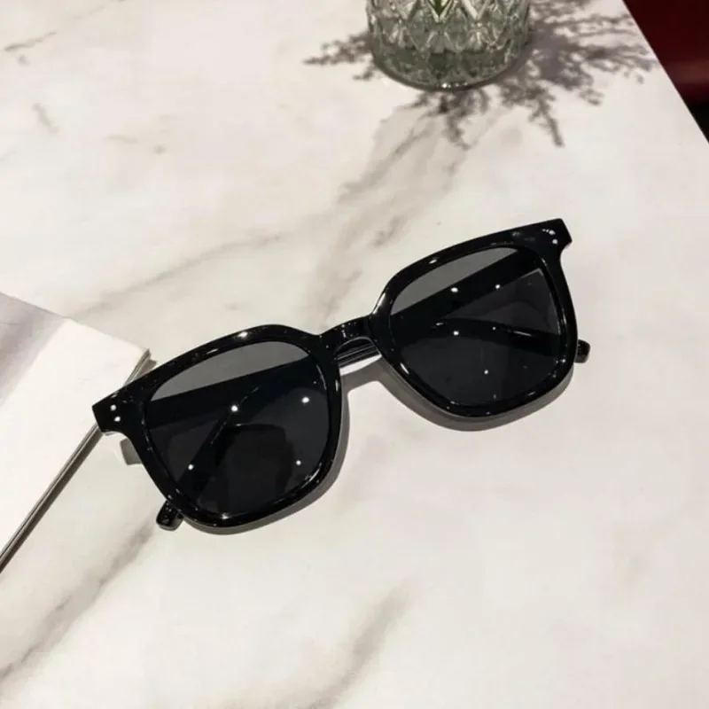 2024 Summer Pink Sunglasses Sun Protection Men's Fashion Sunglasses European and American Women's Personality Square-Rimmed Glas