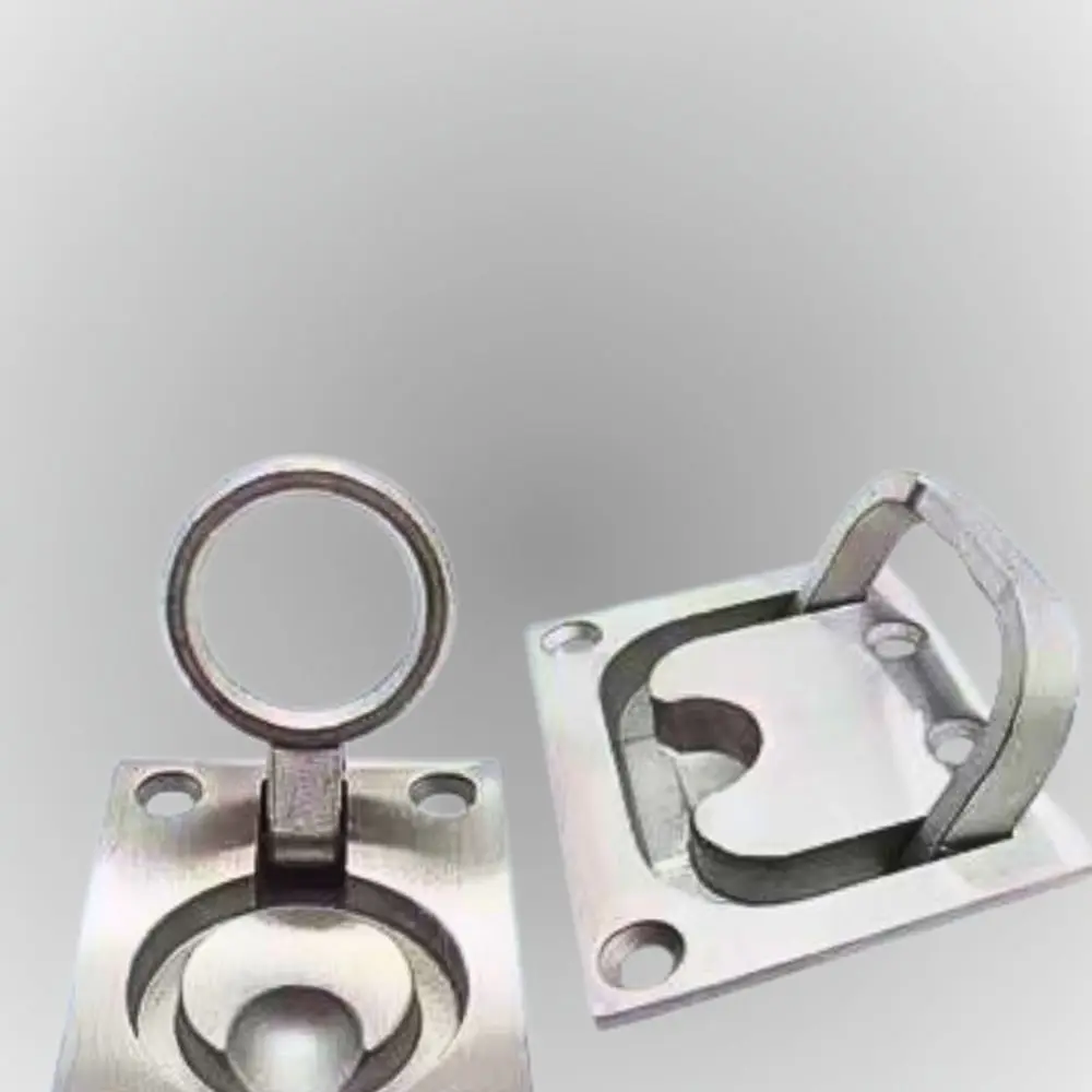 316 Stainless Steel Round Flush Pull Ring Marine Hardware For Yacht Boat Deck Hatch Cabinet Door Hidden Handle - view 6