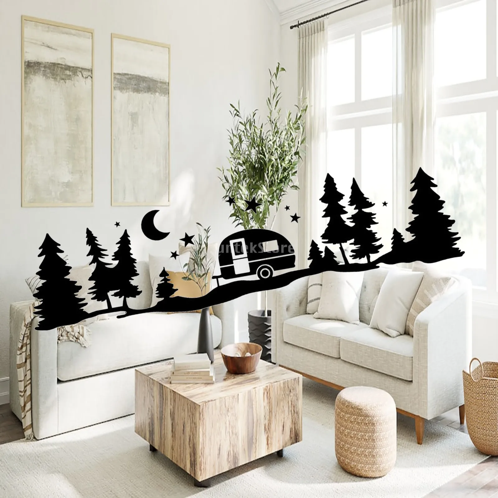 Car Side Body Decal Christmas Graphic Decorations Premium Decorative DIY Patch Car Stickers for Car Motorhome Truck