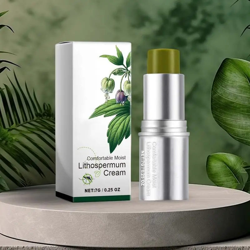 Lithospermum crema fresca e rinfrescante 7g bastone da viaggio facile da trasportare lenire il balsamo per alleviare la pelle irritata dal balsamo naturale