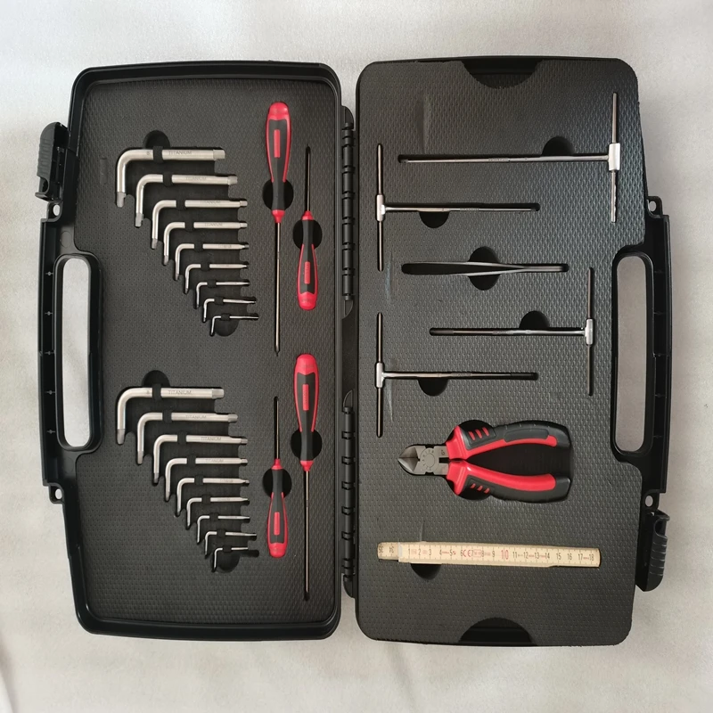 Oak Brand Non Magnetic Titanium Tools Set 45 Pcs Hand Operated OEM MRI Use Spanner Plier Screwdriver Corrosion-resistant