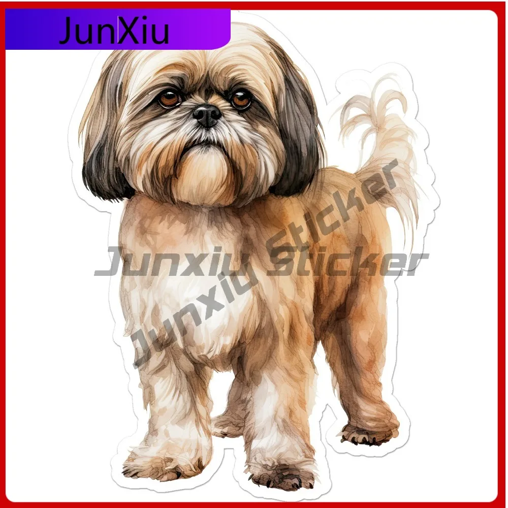 

Shih Tzu Dog Hot Limited Scratch Resistant Creative Truck Decal Waterproof Vinyl Car Laptop Window Bumper Auto Exterior Gift
