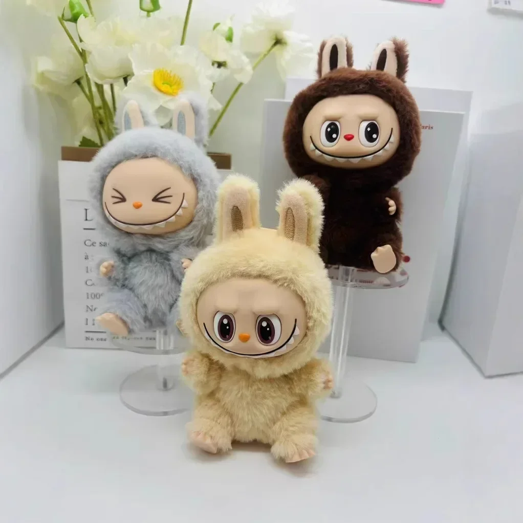 New High Quality Macaron 2 The Monsters Labubu Sitting Party Vinyl Plush Blind Box Decorative Surprise Box Doll Collection Gift