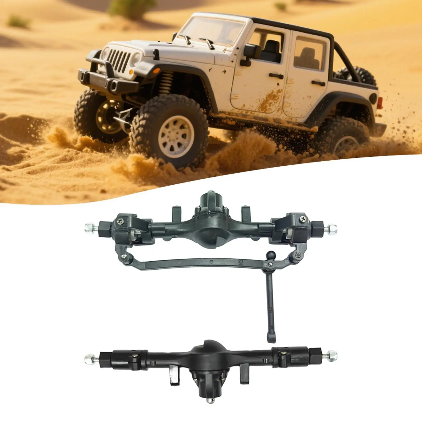 RC Auto As Vervanging 18499 Eenvoudig te Installeren Stevige Constructie Praktische Upgrade Deel 1/18 Modificatie RC Model Auto Onderdelen