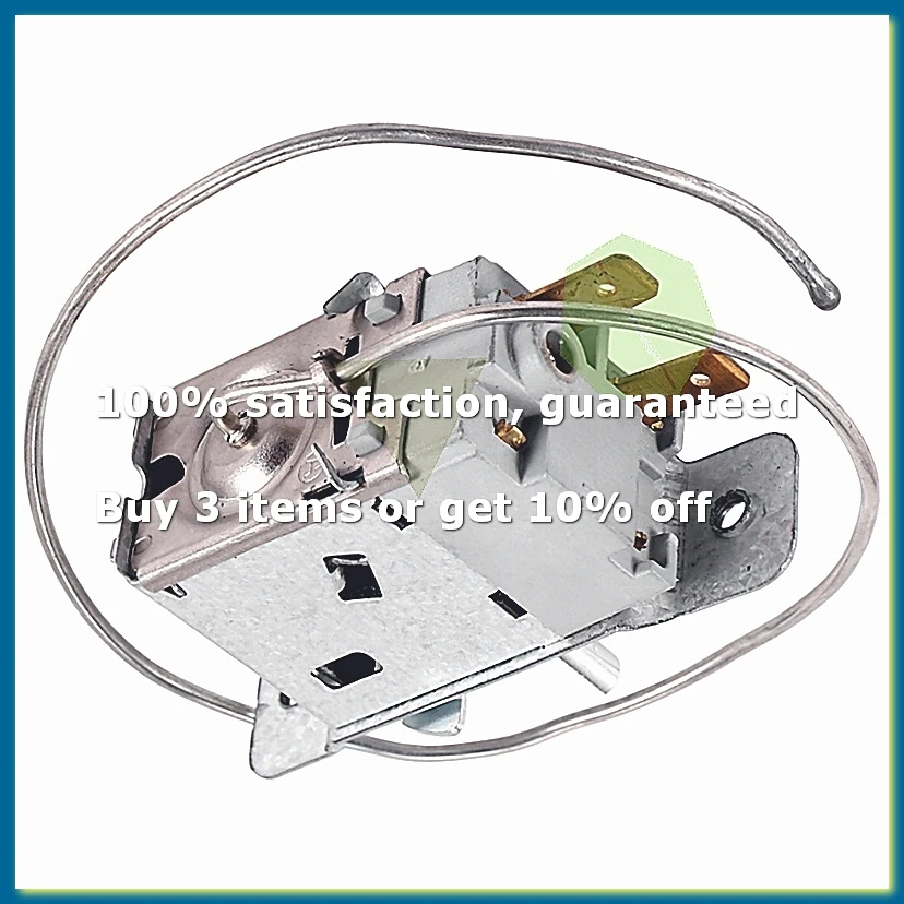 WPF22A 2Pin Refrigerator Refrigeration Thermostat w 30cm Metal Cord-A49I