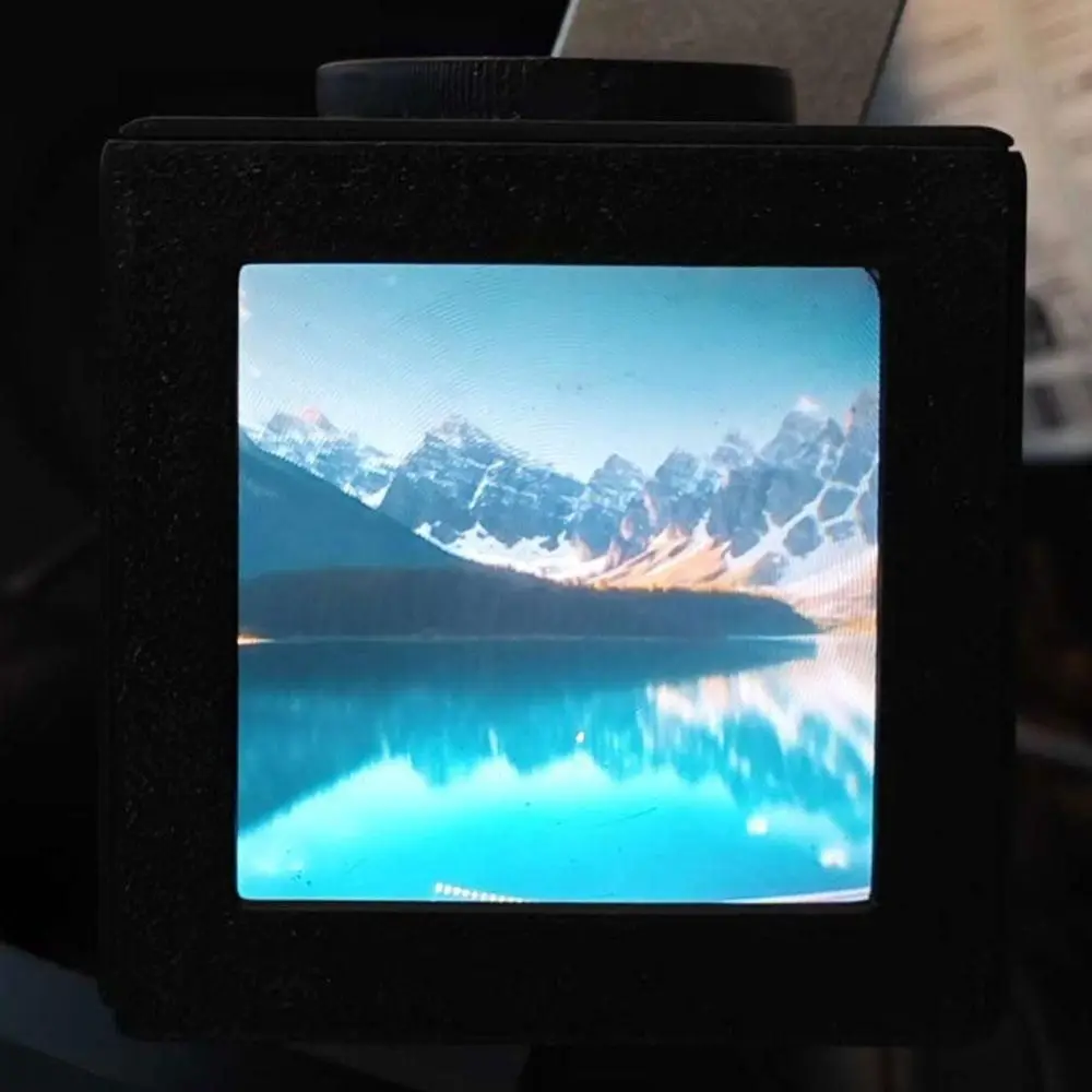New Handmade Waist-level Viewfinder 3D Printing Portable 50 Optical Lens DIY Viewfinder Viewfinder Lens