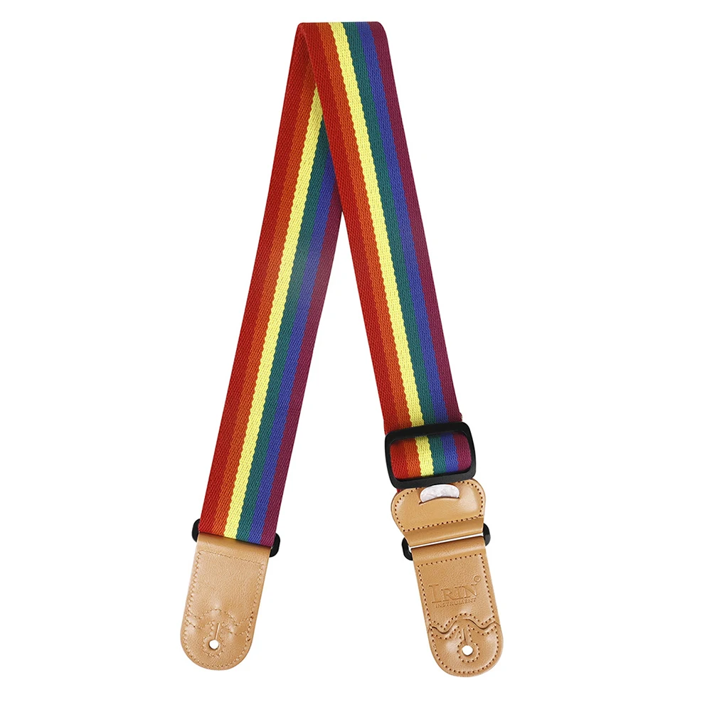 Gitarrengurt, verstellbarer Gitarren-Schultergurt mit Gitarrenplektren und Plektrumtasche, Ukulelengurt für elektrische Akustikgitarre, Bass