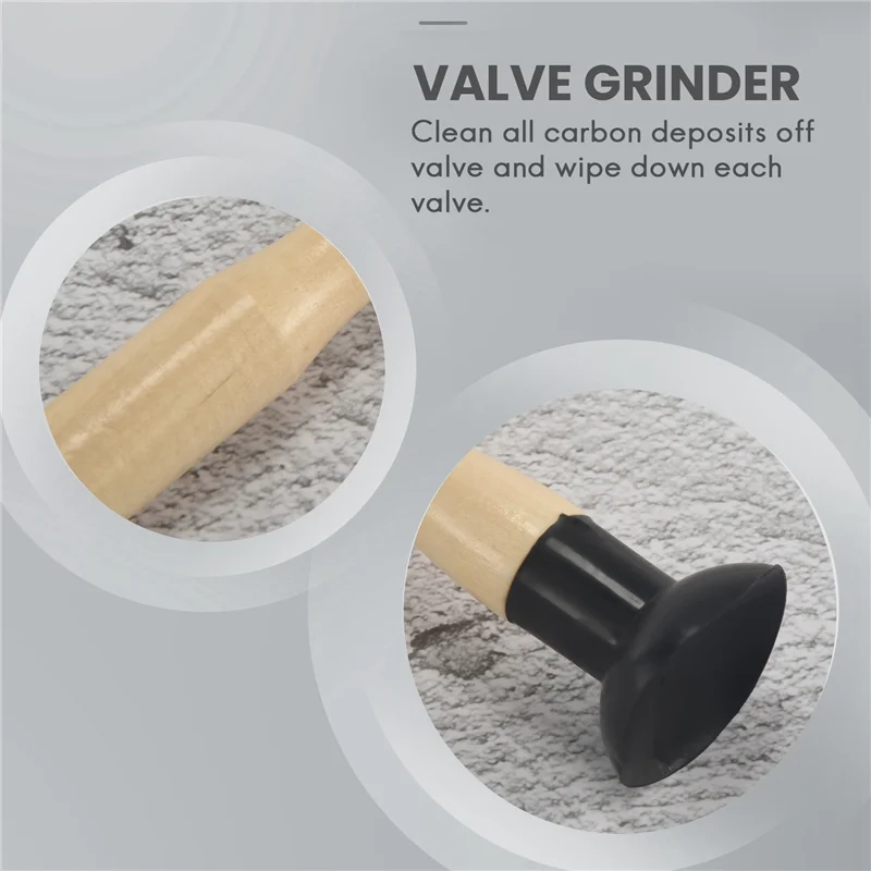 

Набор шлифовальных инструментов для ручного притирки клапана, набор из 4 предметов, двухсторонняя присоска, притирочная палочка, 1-1/8 дюйма, 1-3/8 дюйма, 5/8 дюйма, 3/16 дюйма