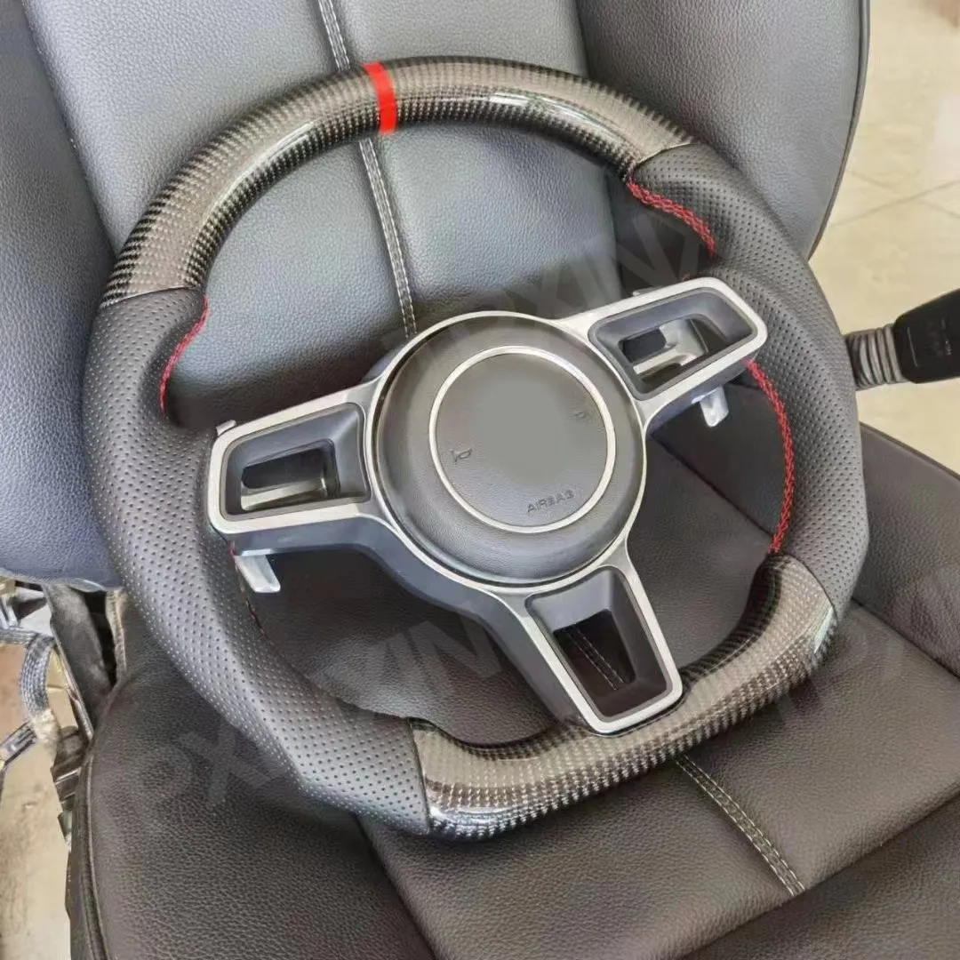 

Car Steering Wheel Assembly For Porsche Macan 2022 Upgrade Retrofit Control Interior Accessorie Shift Paddle Stereo Auto