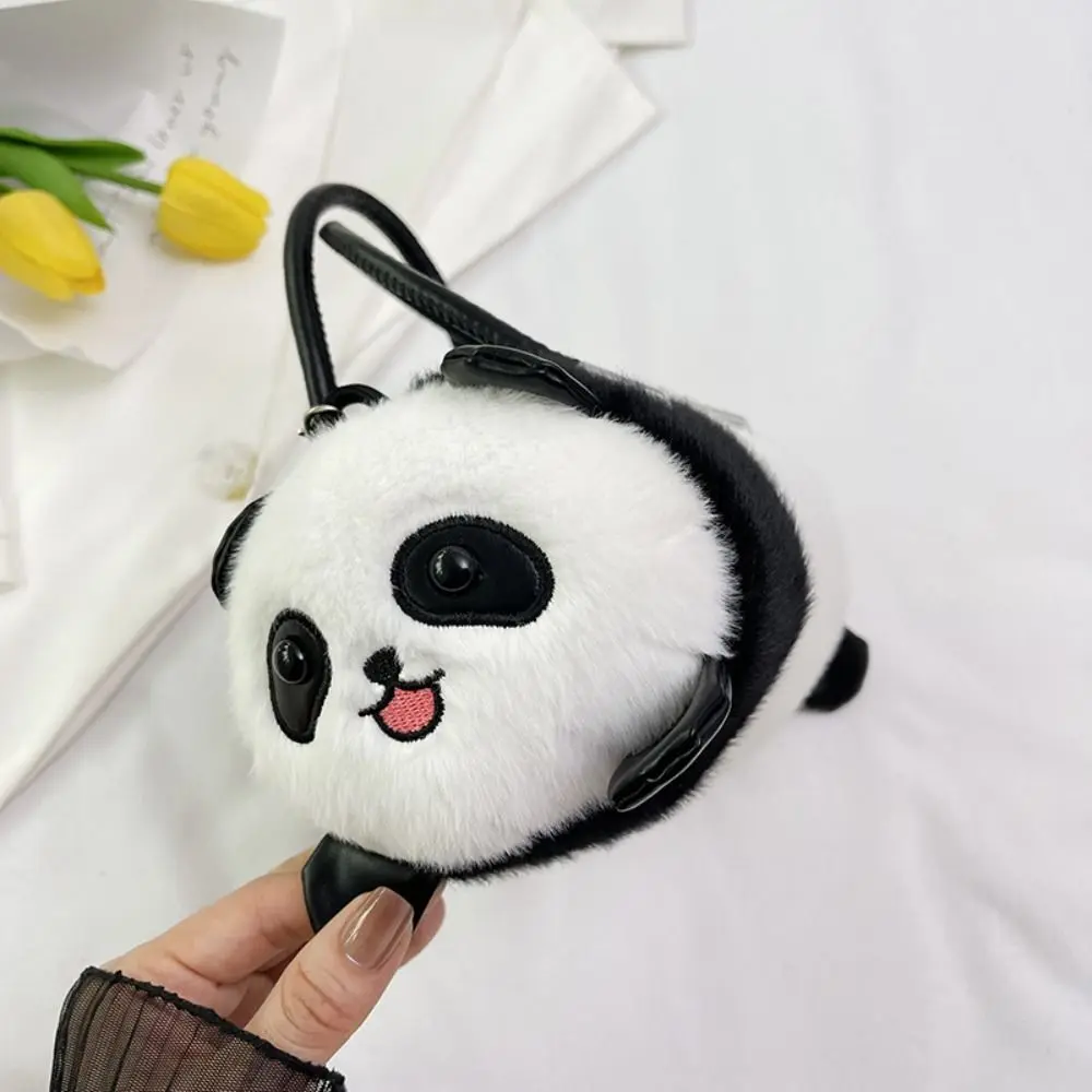 Gift Animal Panda Plush Bag Sheep Large Capacity Crossbody Bag Chain with Handle Shoulder Bag Girl