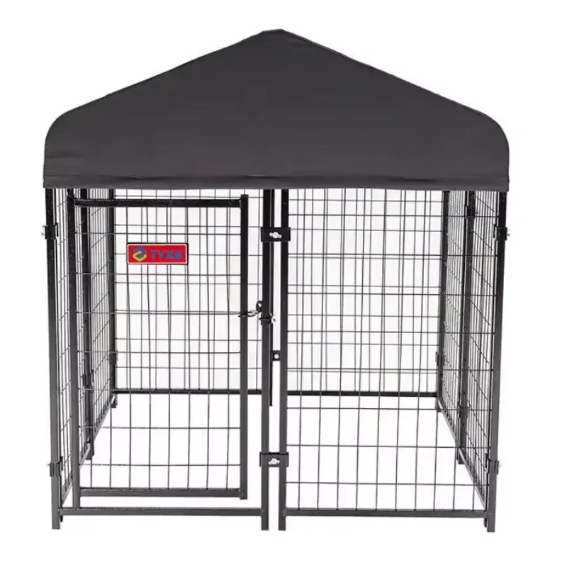 

4x4x4.3 ft Heavy Duty Dog Kennel Villa House Animal Camping Cage Fence