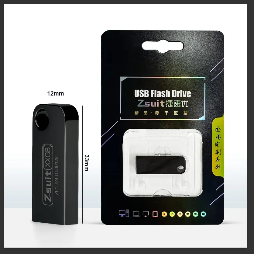 

Металлическая флэш-накопитель USB 2.0, 128 ГБ, 256 ГБ, 8 ГБ, 16 ГБ, 32 ГБ, 64 ГБ, высокоскоростная флэш-накопитель USB