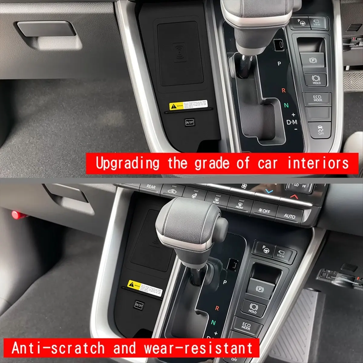 Super Sale Car Wireless Charger Panel Center Console Phone Holder Charging Plate for Toyota Voxy/Noah 90 Series 2022