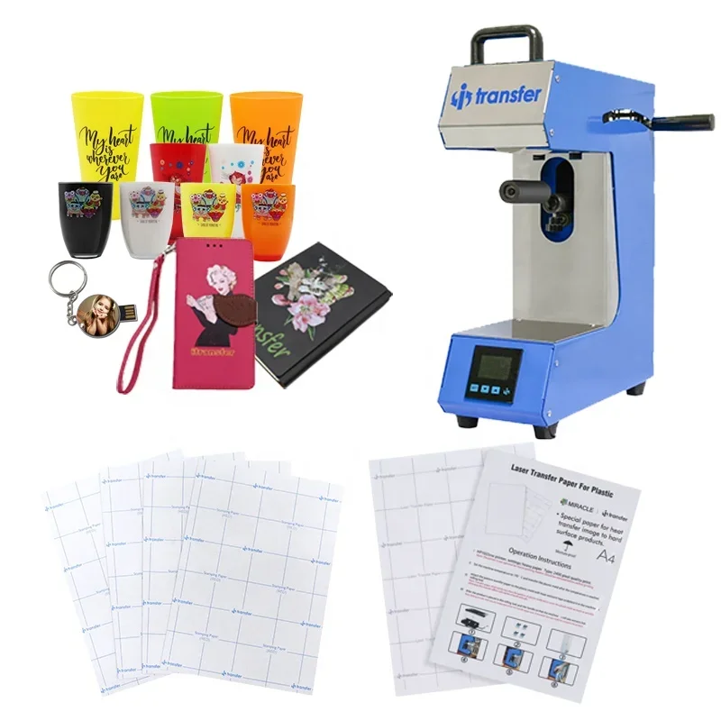 Fast  Transfer Heat Press Machine Roller Press Machine Label Heat Press Machines for Cups Pens Wallet Transfer Printing