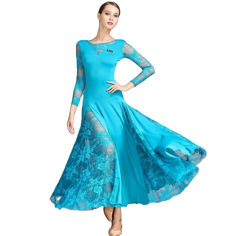 Gesellschaft stanz kleider Wettbewerb Frauen Standard Flamenco Rock Stage Dance Wear