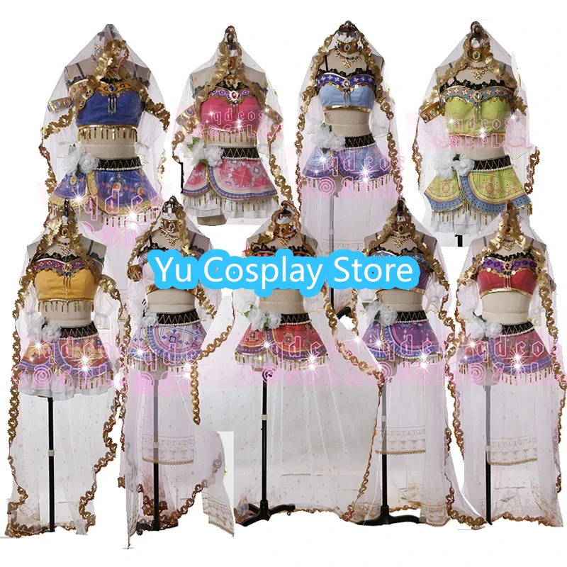 Anime Lovelive Cosplay Costumes Love Live Arab Dancers Dress Kotori Maki Tojo Nozomi Honoka  Umi Koizumi Eli Dress Custom Made