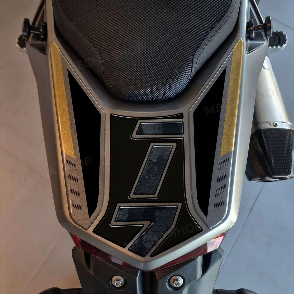 For Tenere 700 2025 For T700 Motorcycle Accessories 3D Resin Stickers Tank Pad Protection Kit Full Blue 2025-2026
