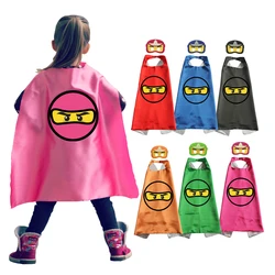 Ninja Costume Superhero Capes with Masks Pretend Play Birthday Party Favor Inspired Dress Up Christmas Costume