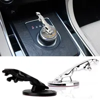 7.5*4.1cm Metal Car Center Console Gear Emblem Stickers for Jaguar XF XE XJ X-Type F-Pace I-Pace S-Type F-Type E-Pace Decoration