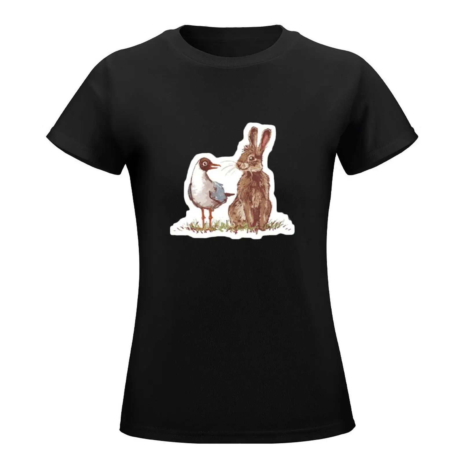 Meester Pigvig, &x27;e plenty good fella Sticker T-Shirt Blouse Female clothing plain t shirts for Women