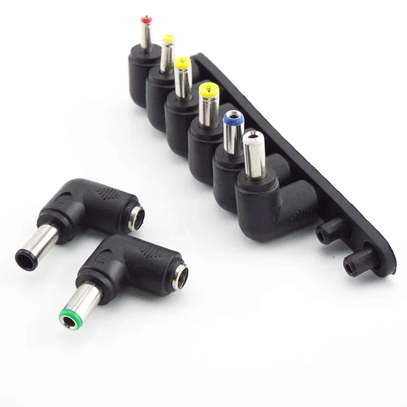 Universal Laptop DC Power Supply Adapter Connector Plug AC DC Jack Charger Power Adapter Conversion plug right angle