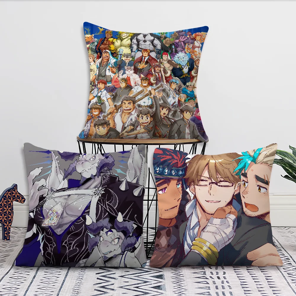 game housamo fanart Furry cushion cover Comfortable soft Pillow Case for Sofa Living Room Home office Decor Protective Covers