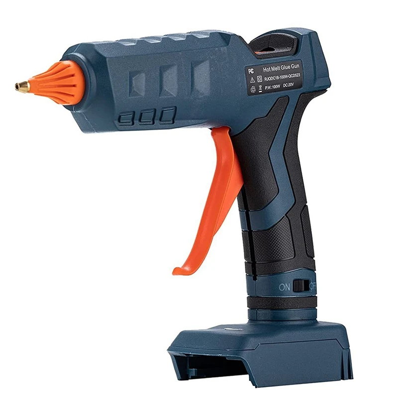 

Cordless Hot Glue-Gun Electric Hot Melt Glue-Gun For Black Decker 20V Battery For Use 11Mm Glue Sticks (NO Battery)