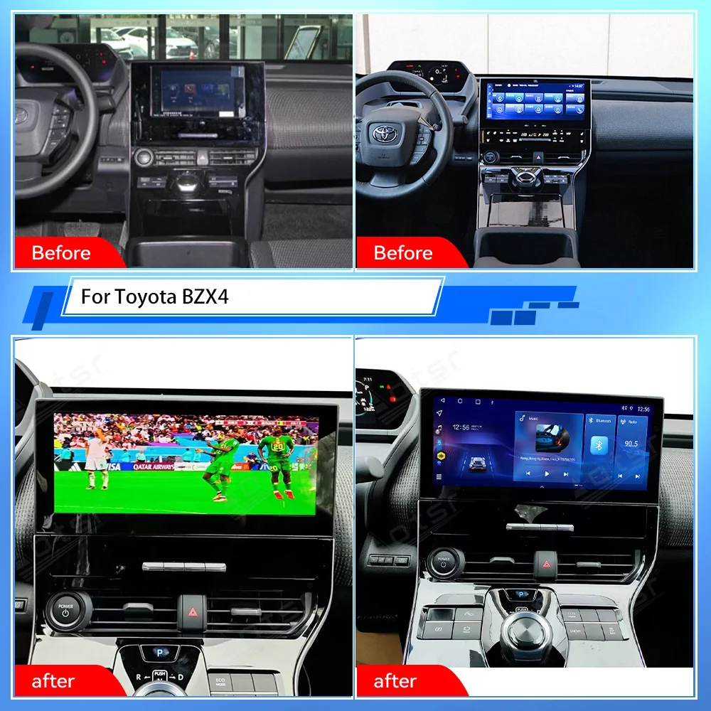 12.3 Inch Android 12 Car Radio For Toyota BZX4 DVD GPS Navigation Radio Stereo Video Multifunction CarPlay Audio Head Unit
