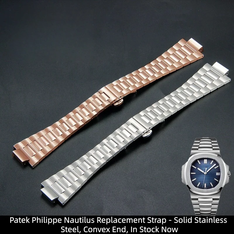 Watch Strap for Patek Philippe Nautilus 5711/5712/5726/5980 Fine Steel Watch Strap Stainless Steel Watch Accessories 13mm*25mm