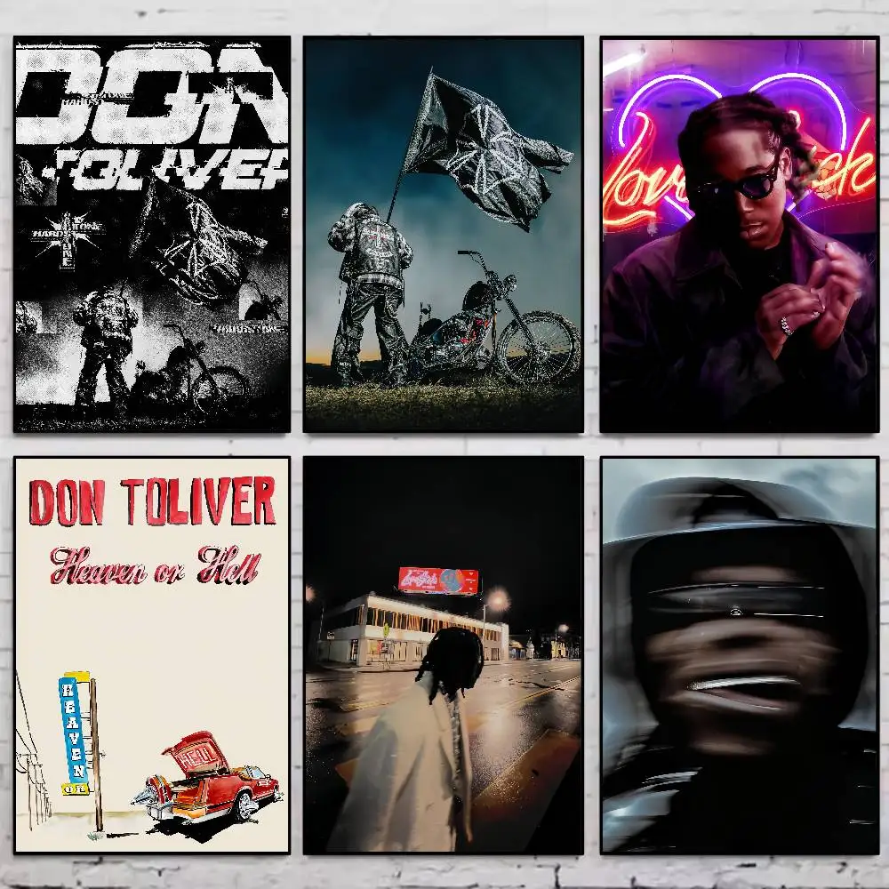 Rapper Don Toliver Love Sick Poster Gallery Prints Self Adhesive Home Decor Decoration Wall Decals Living Room Sticker