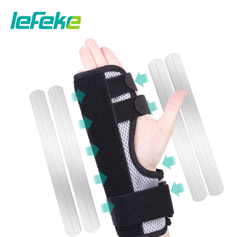 Lefeke Trigger Finger Splint Multi Finger Brace Adjustable Fracture Splint Broken Fingers Arthritis Straightening Immobilizer