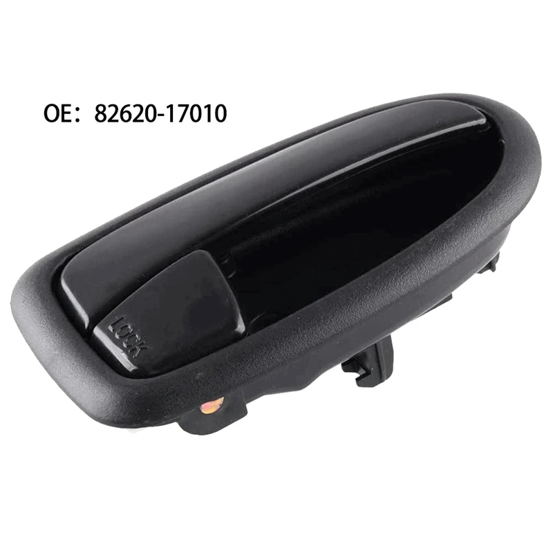 2 Pcs Car Black Interior Door Handle Catch For Hyundai Matrix Lavita 2001-2010 82620-17010, Right & Left