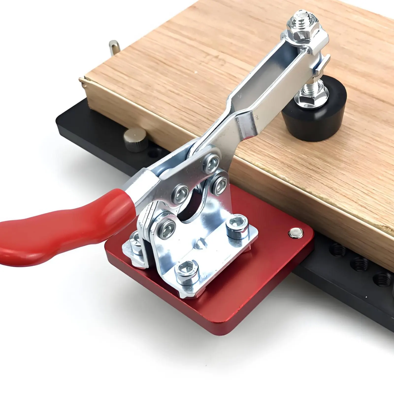 Concealed Cabinet Hinge Mounting Jig Easy to Align 35mm Concealed Hinge Jig Fast Installation Metal Body for Woodworking