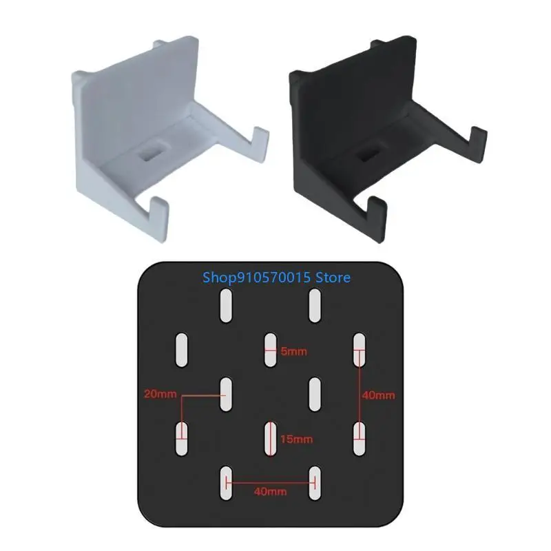 خطاف ماوس B95C لـ Skadis Pegboard يزيد من مقاومة الانزلاق في مساحات العمل للاستخدام المنزلي أو المكتبي #5