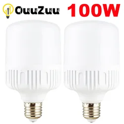 LED 고휘도 나사 입 전구, 깜박임 없는 눈 보호, 높은 방열, 100W E27, 220V 백색광