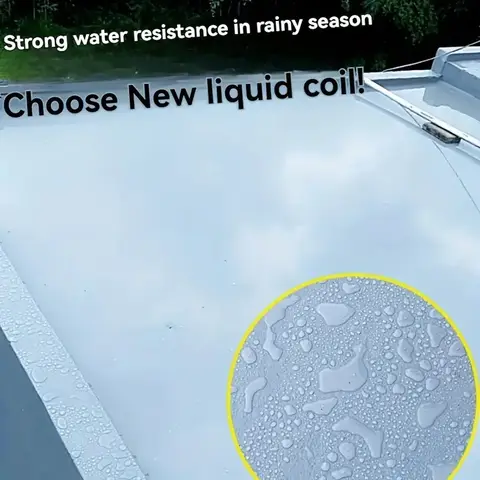 1 st vattentät beläggning tätningsmedel vit osynlig pasta lim med borste återställningslim tak badrum 150/300/500g 8 best sales vattentät osynlig självhäftande pasta - №8