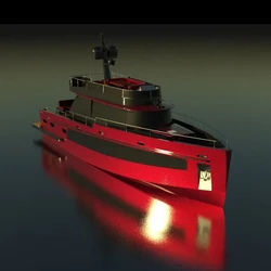 1/48 Luxury Yacht Kit RC Ship Model Finished Diy Hand-assembled Ship Model Remote Control Speedboat Model Toy Gift Scale Boat