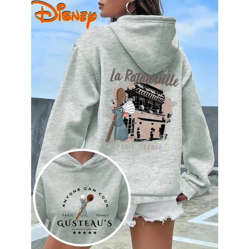 Disney Gourmet Mobilización elementos de Halloween Otoño e Invierno nueva ropa de felpa suelta Casual para hombres y mujeres
