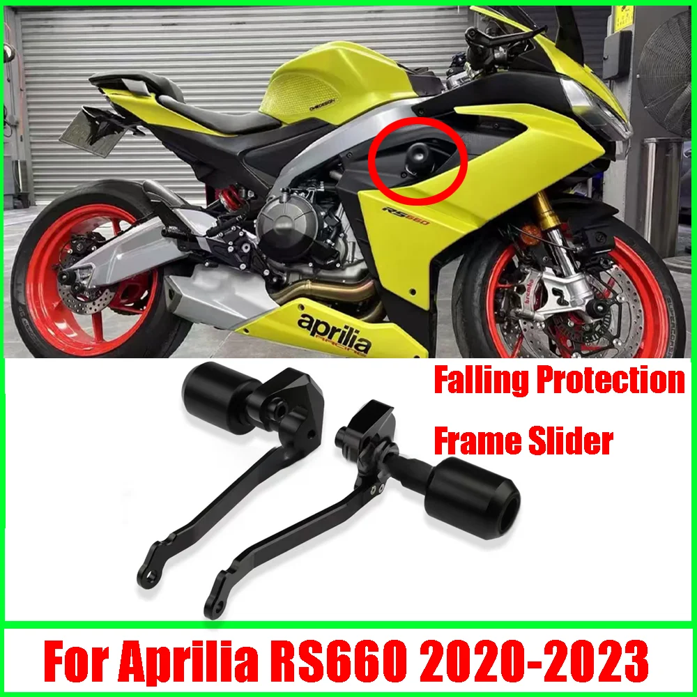 

RS660 2021 2023 Motorcycle Falling Protection Frame Slider Fairing Guard Crash Pad Protector For APRILIA RS660 2021 2022 2023