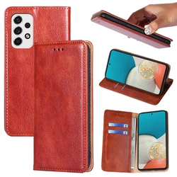 Magnetic Flip Case For Samsung Galaxy A13 A22 A32 A12 M32 4G 5G A23 A33 A51 A52 A53  A03 A04S M33 M52 Coque Card Slot Back Cover