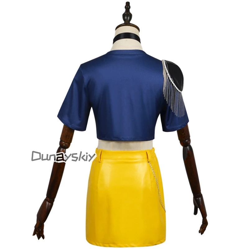 Kpop Demon Hunters Mira Cosplay 코스프레 Suits Huntrix K Pop Demon Hunters Top Skirt Sets 케이팝데몬헌터스 Women Halloween Party Roleplay - Image 5