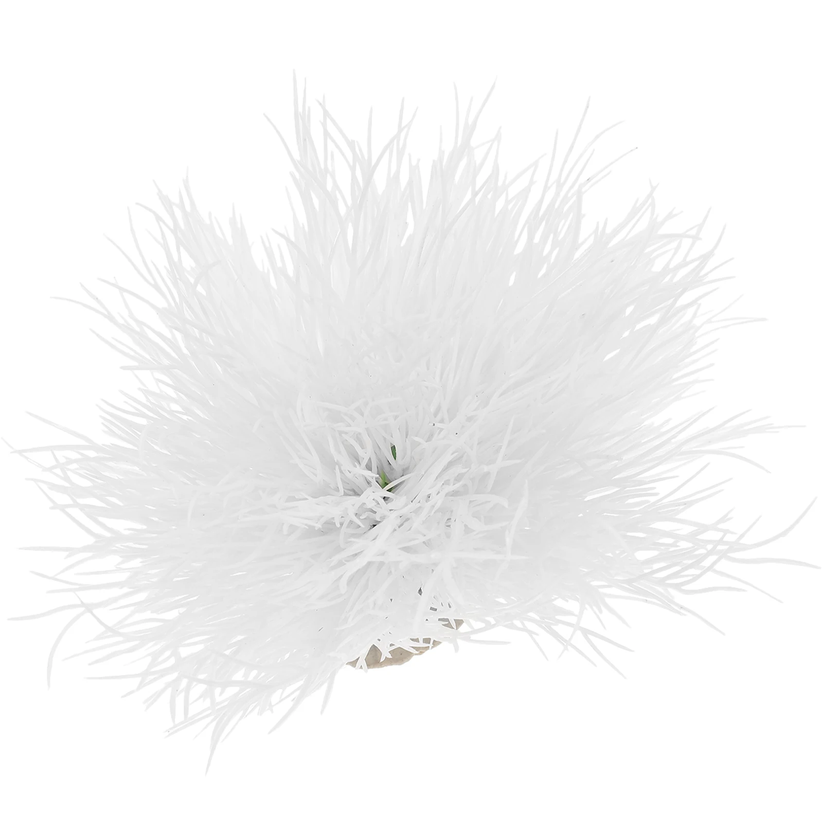 

Simulated Plant Decorations Large Size CPO103 White Fake Aquatic Plants for Fish Tank Aquarium Landscape Decors Pet Supplies
