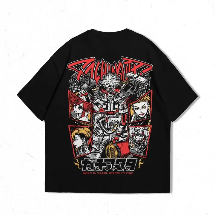 

Hot Anime Manga Gachiakuta Graphic T-shirt Wome Men Oversized Street Tee Shirt High Quality Harajuku Female Male Short Sleeves