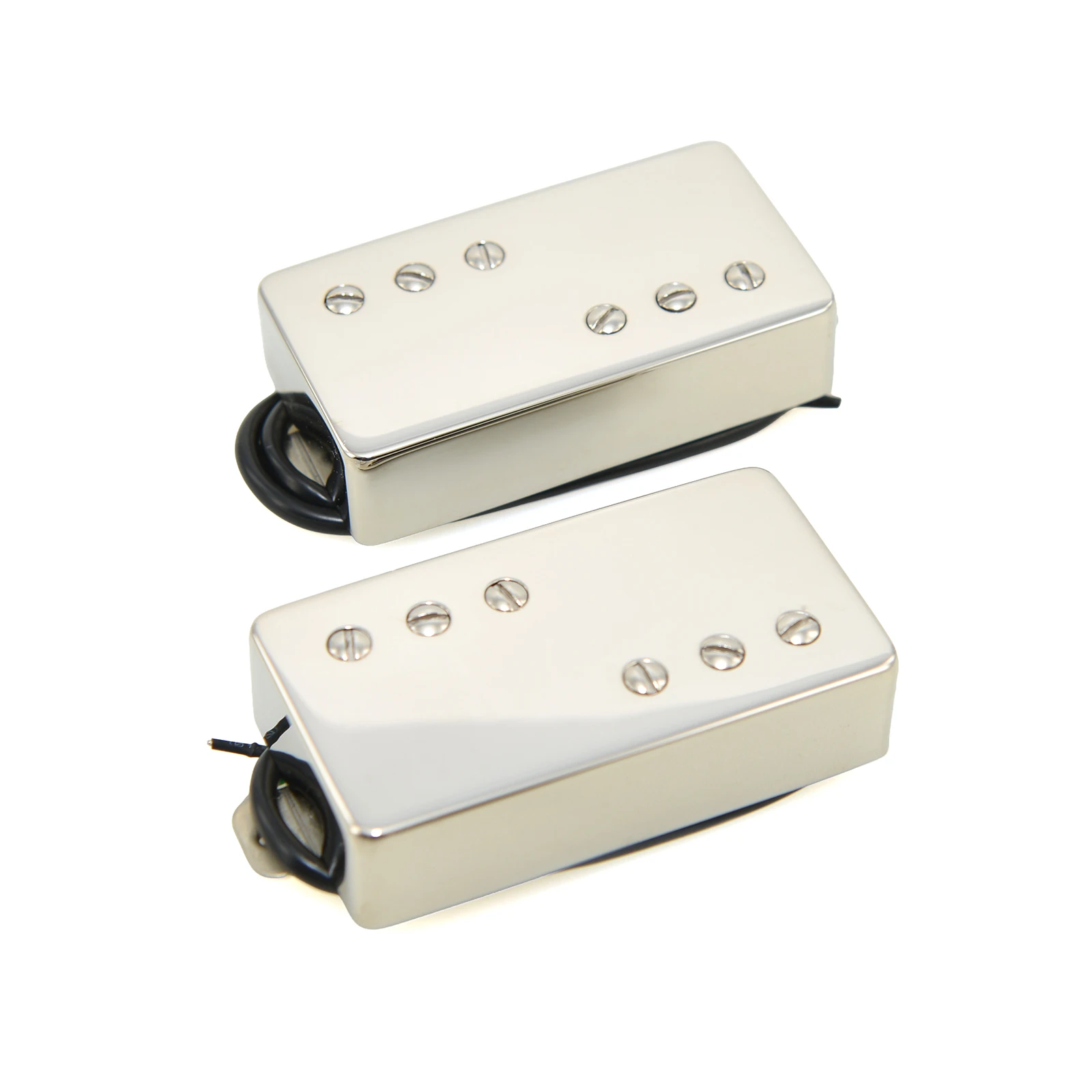 Image of WAAAH PAF Alnico 5 Hals- & Alnico 3 Brücken-Tonabnehmer - 4-Draht Wide Range Humbucker Pickup (50mm Abstand) für E-Gitarre